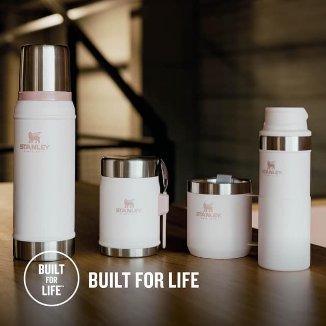 Thumbnail 5 de Stanley Classic Camp Mug Rosa - Termo café 0.35L, 3h frío