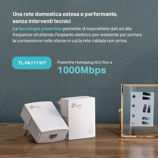 Thumbnail 1 de TP-Link TL-PA717 Powerline Gigabit 1000 Mbps