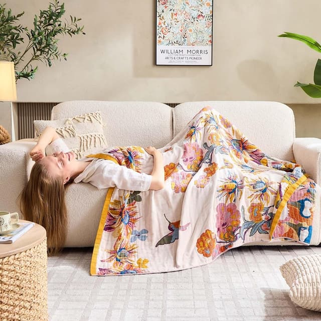 Thumbnail 4 de XIBLC Boho Throw Blanket 50"x60"