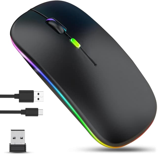 Detalle de GLOBAL TECH Wireless Bluetooth Mouse Slim Silent