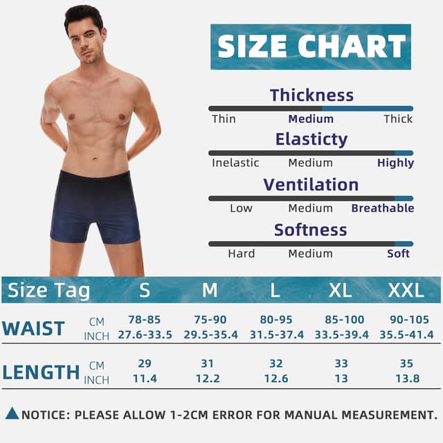 Thumbnail 6 de AMZSPORT maillot de bain homme short à séchage rapide avec cordon de serrage