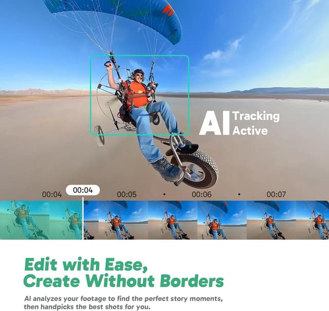 Thumbnail 6 de AKASO 360 Creator Combo 5.7K 360° camera