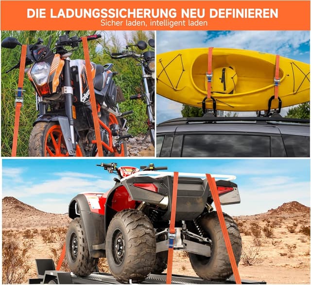 Thumbnail 6 de HOMELUX Spanngurte 4 Stück 6 m