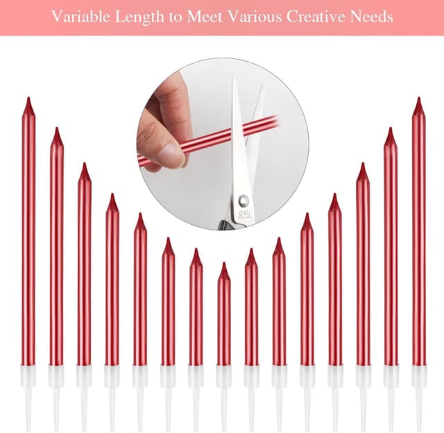 Thumbnail 2 de BEAN LIEVE 30 velas metálicas largas para tartas