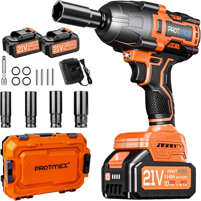 Imagen de Protmex Cordless Impact Wrench 900 ft-lbs en OfertitasTOP