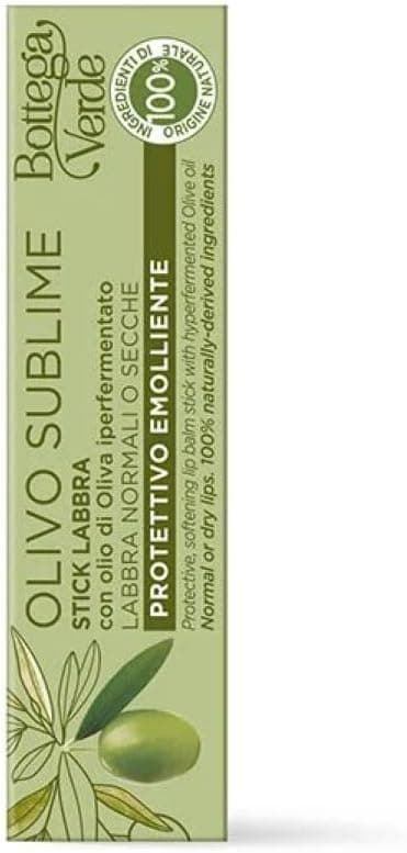 Detalle de Bottega Verde Olivo Sublime Stick labbra emolliente con Olio di Oliva Iperfermentato, 5 ml