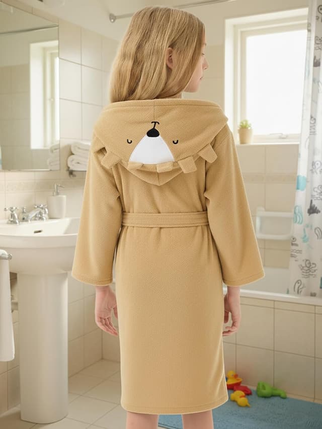 Thumbnail 5 de JiAmy Kids Cotton Dressing Gown 1-8 Years 🐻