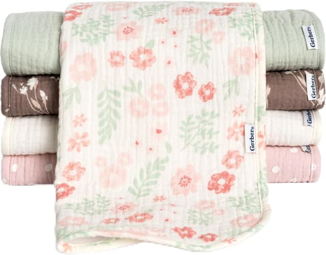 Detalle de Gerber Confezione 5 panni ruttino 👶