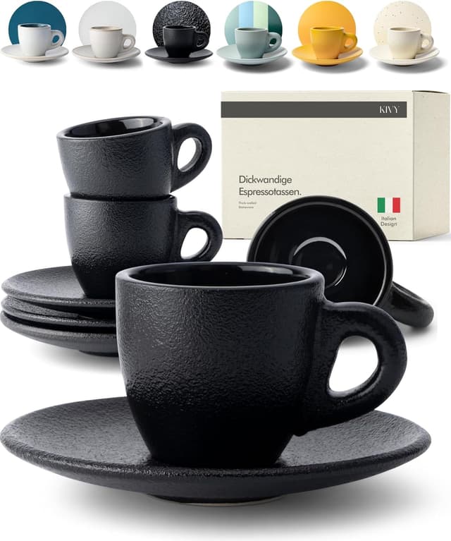 Imagen de KIVY Espresso Tassen Set 4x75ml en OfertitasTOP