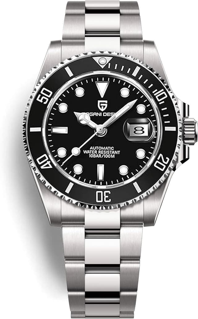 Detalle de Pagani Design PD1639 orologio da uomo automatico business impermeabile 43 mm con vetro zaffiro e NH35A