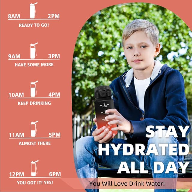 Thumbnail 5 de Grsta Borraccia 500 ml per bambini con cannuccia 🚰