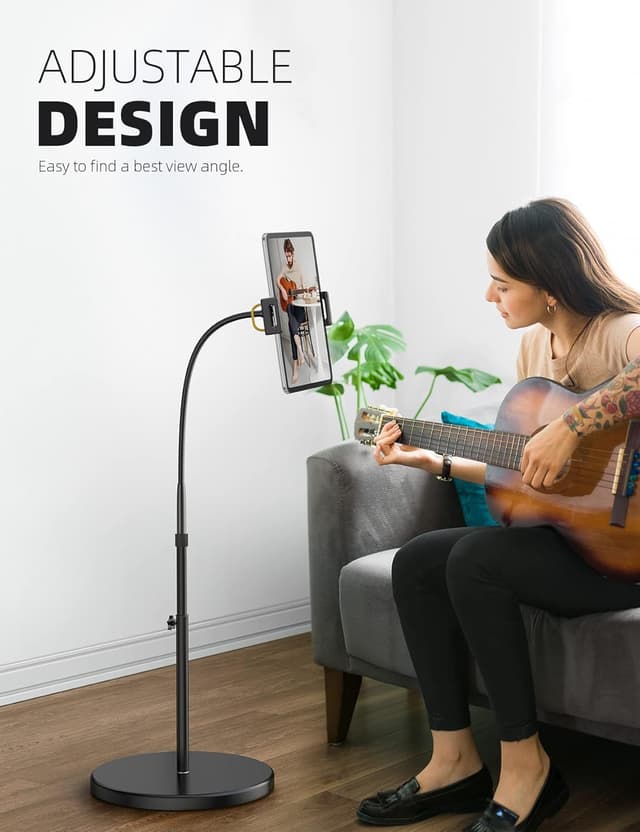 Detalle 2 de Lamicall Tablet Floor Stand 63" Adjustable