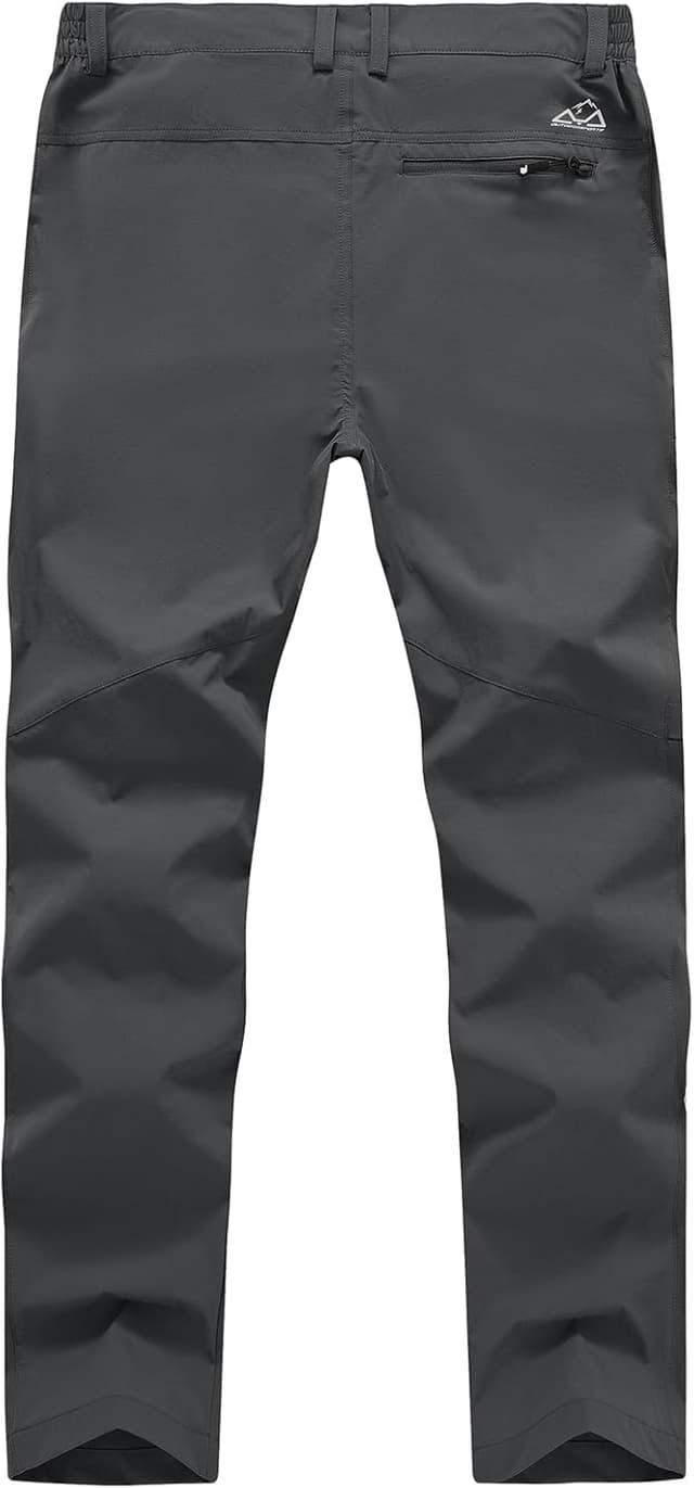 Detalle 2 de Rdruko Men’s Hiking Trousers – Lightweight Quick-Dry Water-Resistant Stretch Pants with 5 Pockets