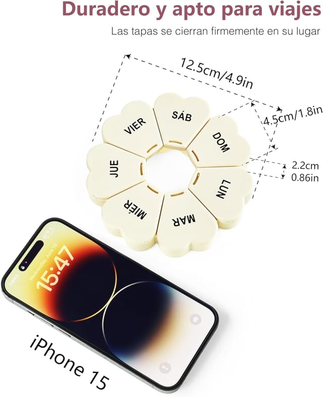 Thumbnail 3 de MOLN HYMY Pastillero Semanal 7 Días