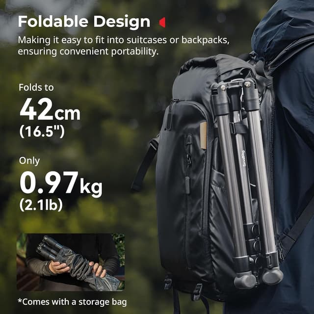 Thumbnail 2 de SMALLRIG 5475 treppiede per luci 190 cm pieghevole