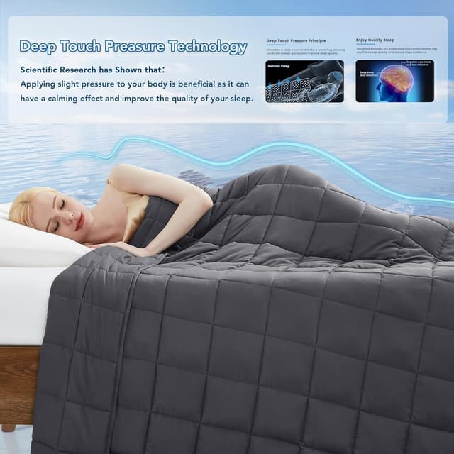 Thumbnail 6 de Topcee Weighted Blanket 20 lbs