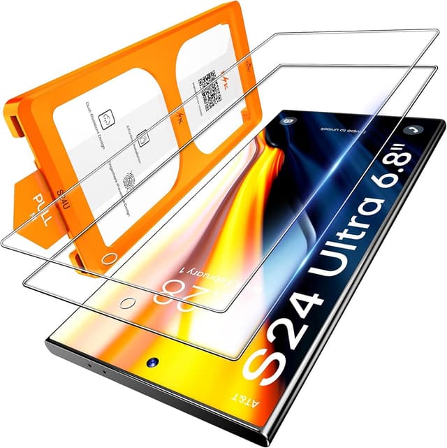 Detalle de LϟK 3 in 1 Screen Protector for Samsung Galaxy S24 Ultra 2 Pack