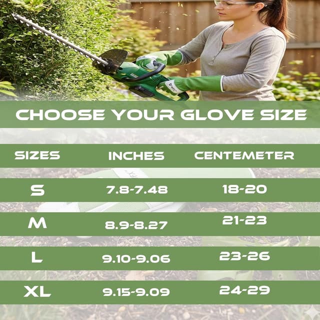 Thumbnail 5 de WFX Guantes largos de cuero para jardinería L