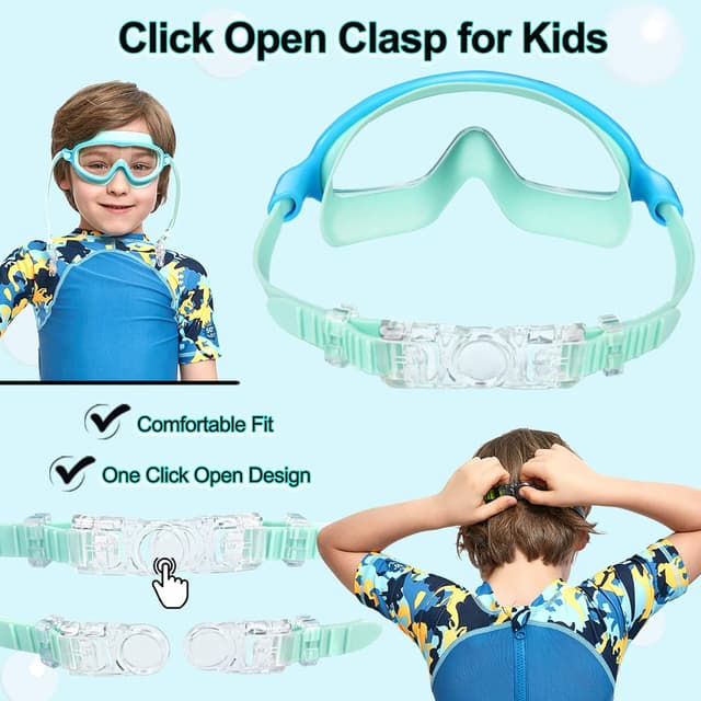Thumbnail 3 de Seago Swim Goggles 2 Pack Kids 3-14 🏊