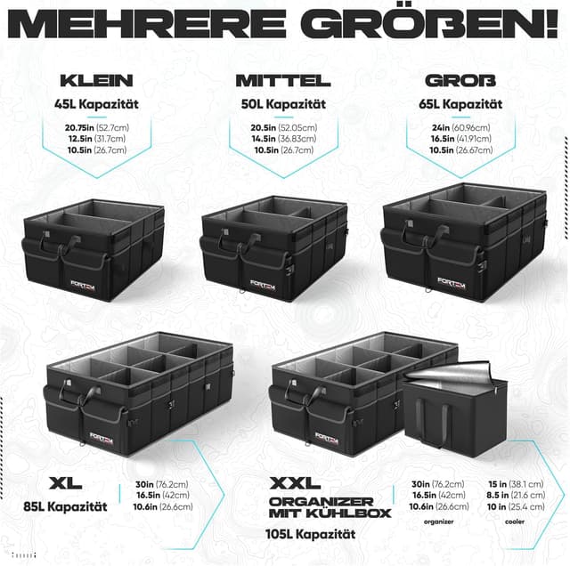 Thumbnail 2 de FORTEM Kofferraum Organizer