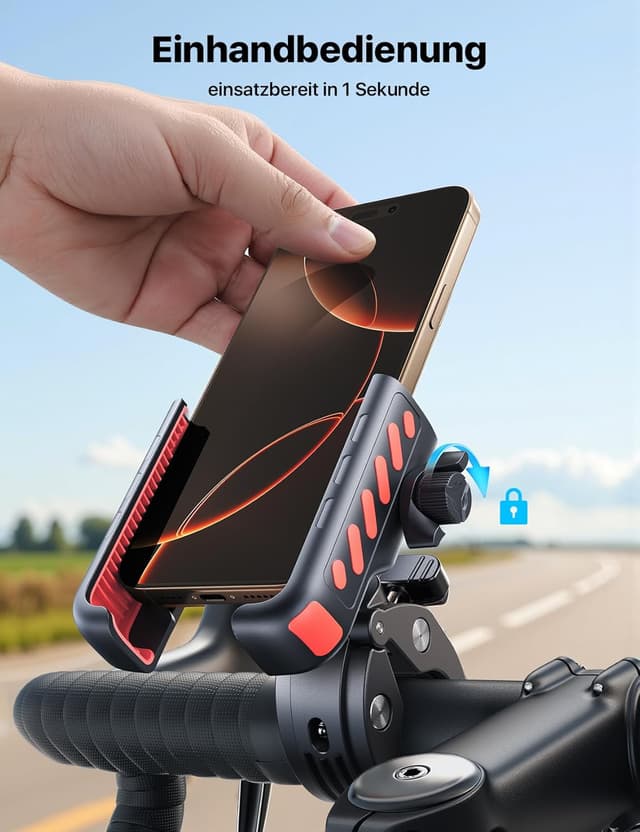 Thumbnail 4 de andobil Stabile Handyhalterung Fahrrad 360°