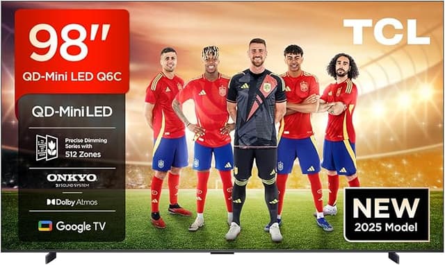 Detalle de TCL 98Q6C 98" QD-Mini LED Smart TV 4K HDR 🎥