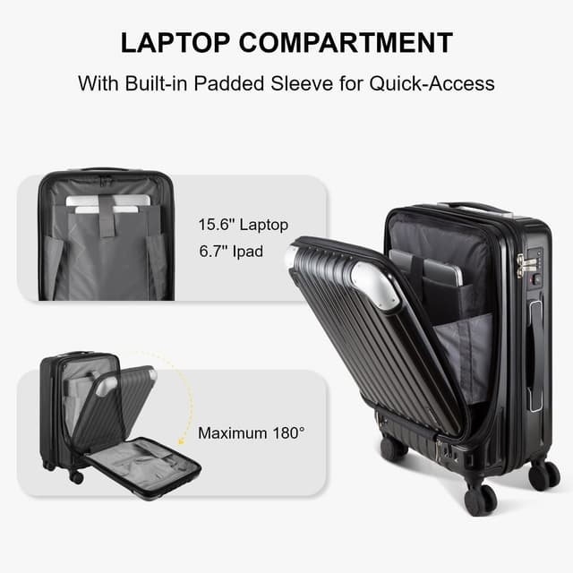 Detalle de LEVEL8 20 Inch 36L Cabin Hardcase