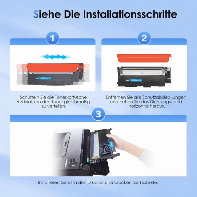 Thumbnail 6 de NOGIVY 117A Tonerset Schwarz Cyan Gelb Magenta