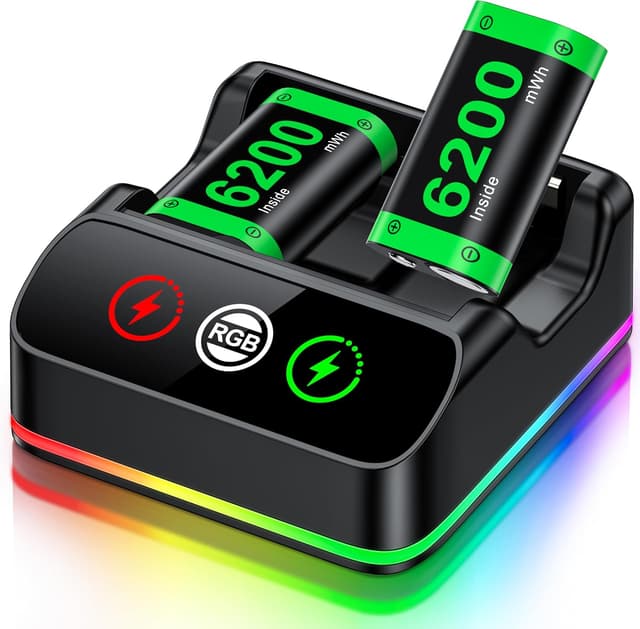 Detalle de Xbox controller battery pack 2x6200mWh