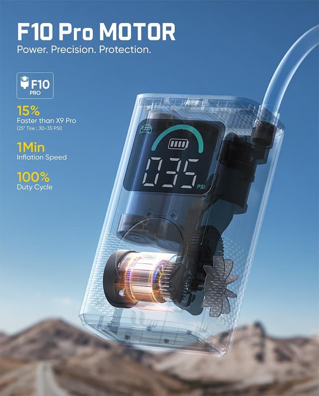 Thumbnail 4 de Fanttik X10 Pro 150 PSI Portable Tire Inflator