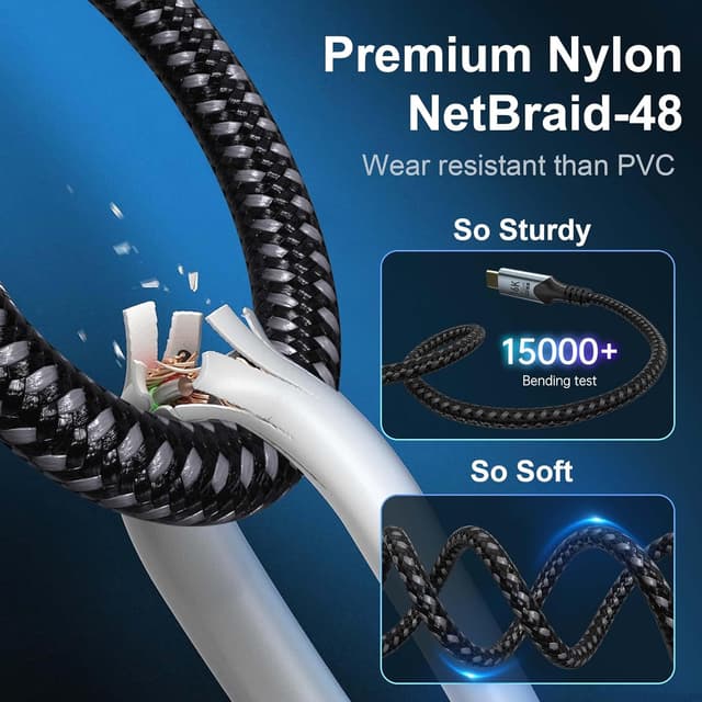 Thumbnail 6 de BAWIOFIAU USB-C Kabel 0,3 m bis 80 Gbps