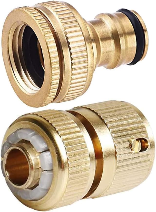 Thumbnail 4 de Tesmotor Garden Hose Brass Quick Connector 3/4 inch