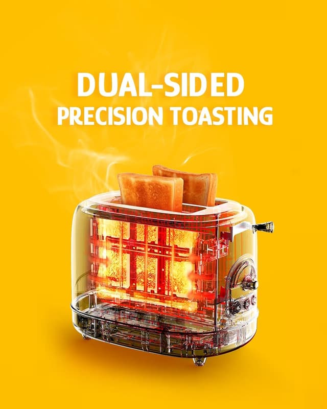 Thumbnail 4 de Hazel Quinn Collaboration Toaster 1.5 Inch Slots 🍞