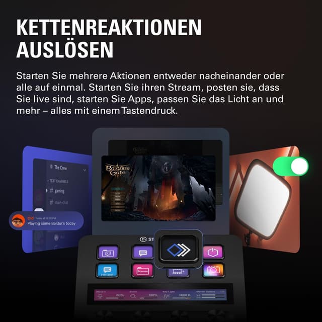 Thumbnail 4 de Elgato Stream Deck + Audiomixer