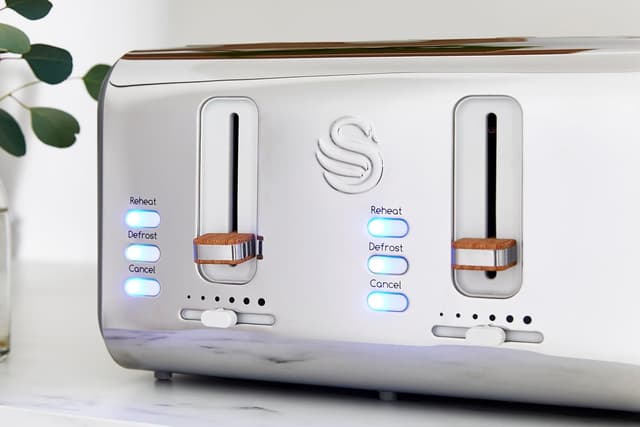Detalle de Swan ST14620GRYN 1500W 4 Slice Toaster