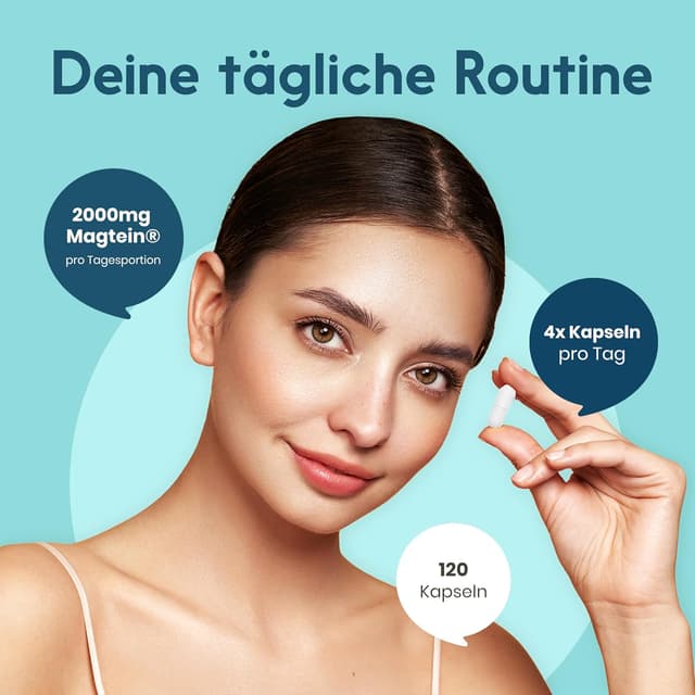 Detalle de Magtein Magnesium L-Threonate 120 Kapseln