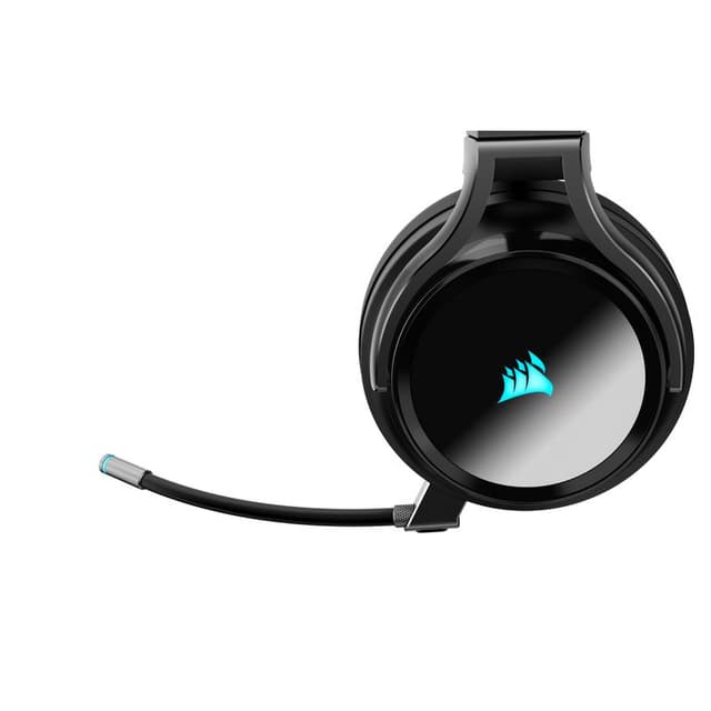 Detalle de Corsair Virtuoso RGB Wireless 7.1: auriculares gaming inalámbricos de sonido envolvente