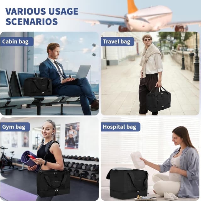 Thumbnail 5 de VSNOON 40x30x20cm cabin bag with shoe compartment