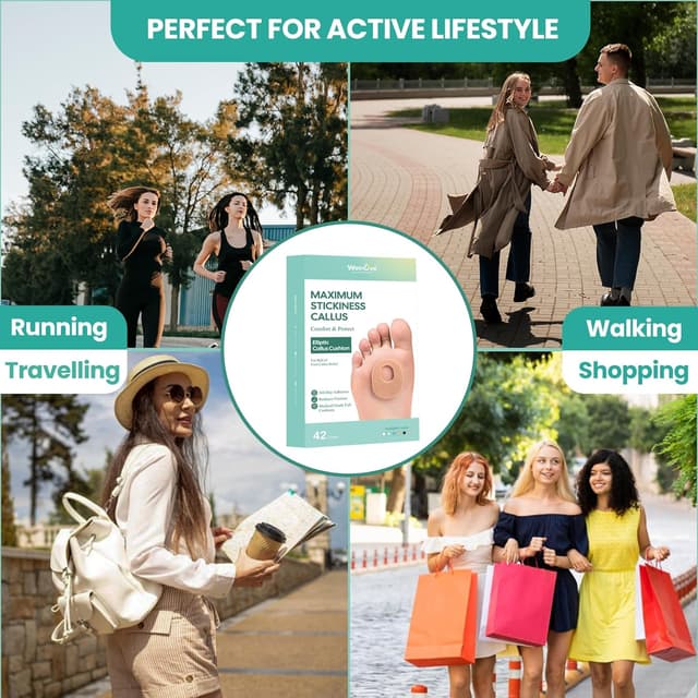 Thumbnail 6 de Welnove 42pcs Callus Pad 42pcs
