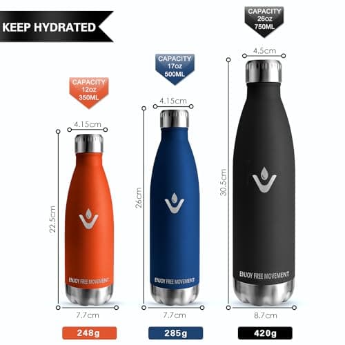Detalle 2 de Vikaster Botella 500 ml termo inoxidable, 12H/24H