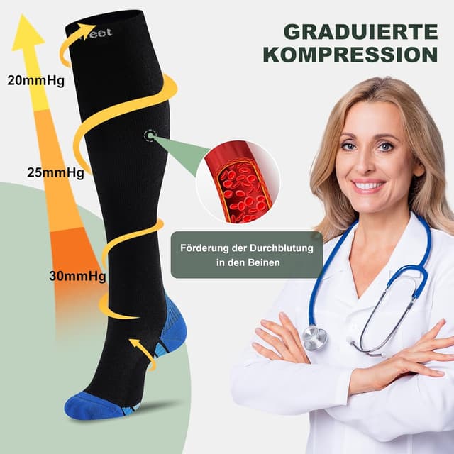 Detalle 2 de Effeet Kompressionsstrümpfe 2 Paar 35-50