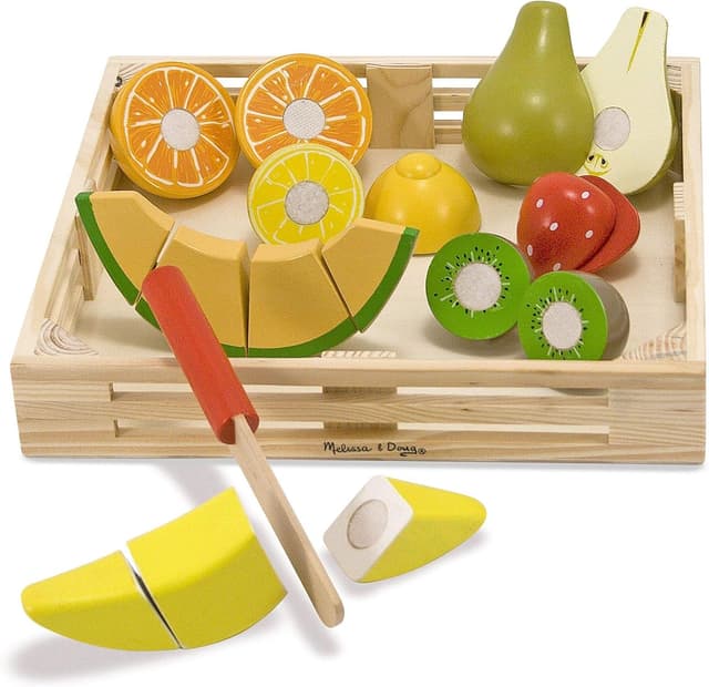 Imagen de Melissa & Doug Wooden Cutting Fruit 17-piece en OfertitasTOP