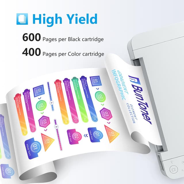 Detalle de BunToner kompatible Epson 604XL Patronen (16er-Pack) für XP 3200 / XP 4200 / Workforce WF-2910 bis WF-2950