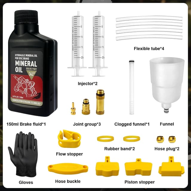 Detalle 2 de BIBOKLTIY Kit Purge Freins Shimano 150 ml