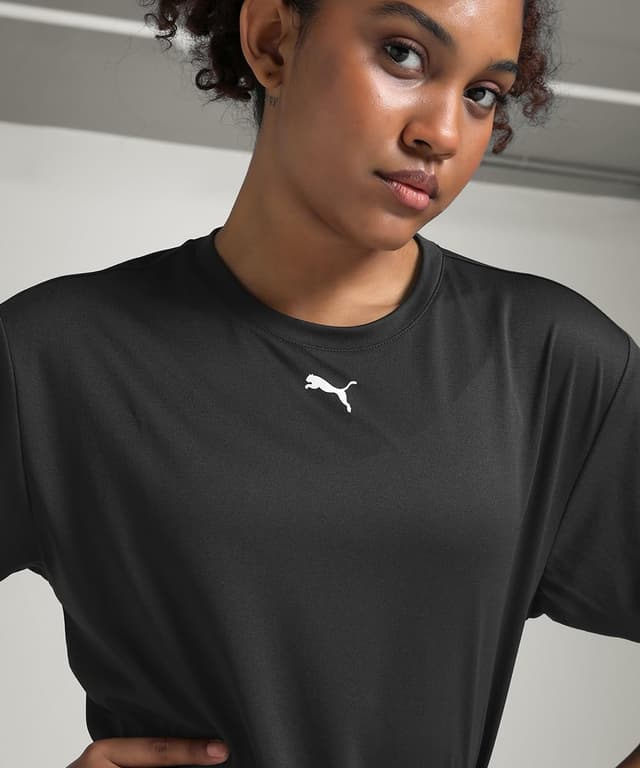 Detalle de PUMA W Tad Essential T-Shirt décontracté unisexe : le basique sportif à porter au quotidien