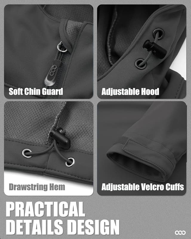 Detalle 2 de 33,000ft men’s softshell jacket, windproof