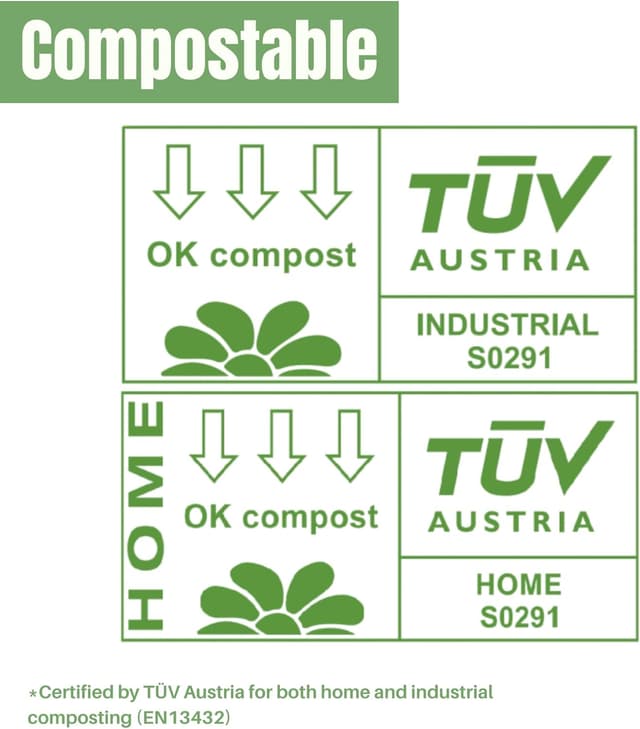 Detalle de Kordis 10L Compostable Food Waste Bags 120 Liners