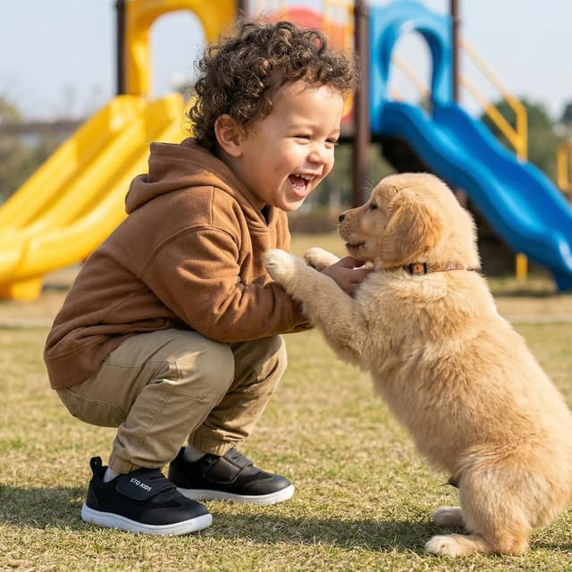 Detalle 2 de STQ Kids Barefoot Trainers with Wide Toe Box, Hook-and-Loop & Non-Slip Sole