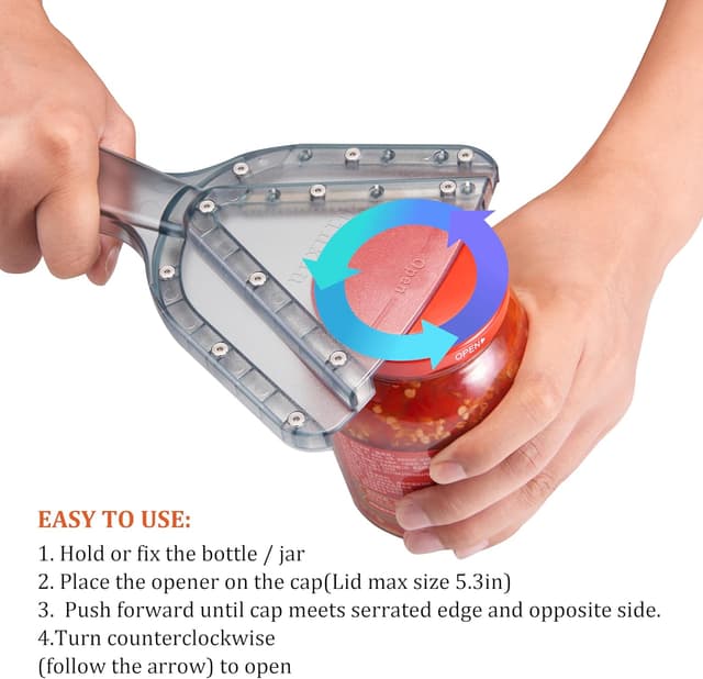 Detalle 2 de Uinxan Jar Opener for Seniors and Arthritis 🥫