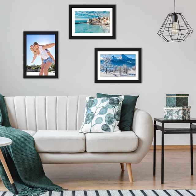 Thumbnail 6 de Jokisa cornice 4 pezzi A4 21x30 cm nera con plexiglass